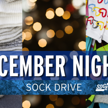Donate New Socks This Week at the December Nights Sock Drive 