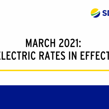 March 2021 Electric Rates in Effect