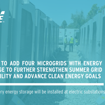 SDG&E To Add Four Microgrids With Energy Storage To Further Strengthen Summer Grid Reliability And Advance Clean Energy Goals