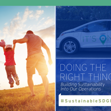 Doing the Right Thing: Building Sustainability into our Operations