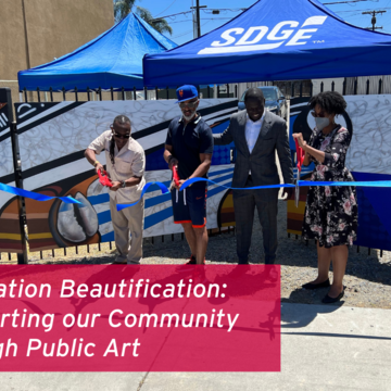 SDG&E Site Serves as Artistic Canvas for Southcrest Beautification Project 