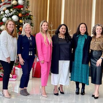 Panelists pose for group picture.