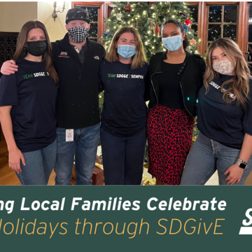 Helping Local Families Celebrate the Holidays through SDGivE