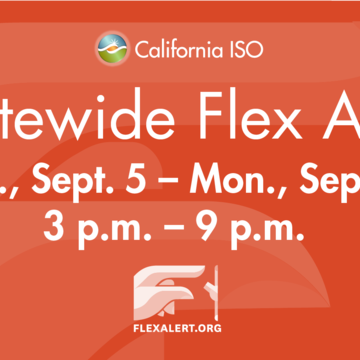 Flex Alert Issued For Holiday Weekend, Calling For Energy Conservation