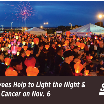 Employees Help to Light the Night and Defeat Cancer on Nov. 6 