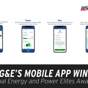 SDG&E’s mobile app wins Global Energy and Power Elites Award 