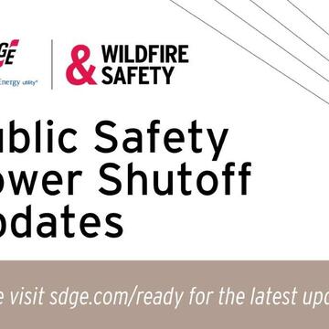Public Safety Power Shutoff Updates