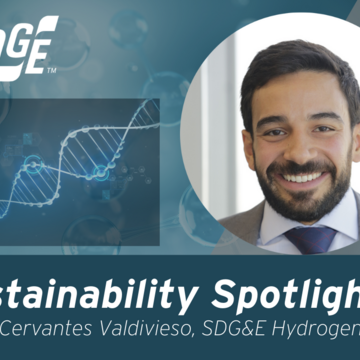 Sustainability Spotlight: Victor Cervantes Valvidieso, SDG&E Hydrogen Team