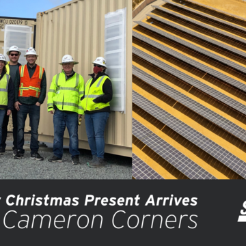 Early Christmas Present Arrives for Cameron Corners