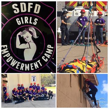 Girls Empowerment Camp photo collage