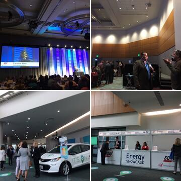Collage of scenes from the 2019 Energy Showcase