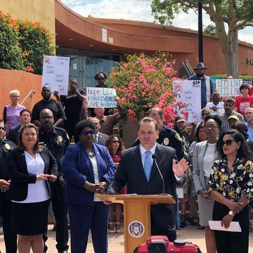 SDG&E President Speaks at Press Conference for Let's Live Let's Love Initiative