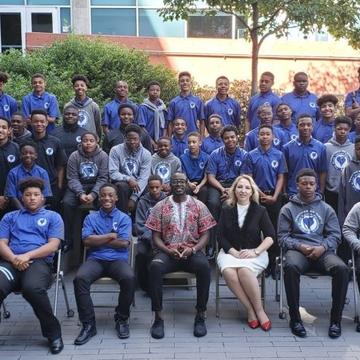 Blue Heart Foundation group photo