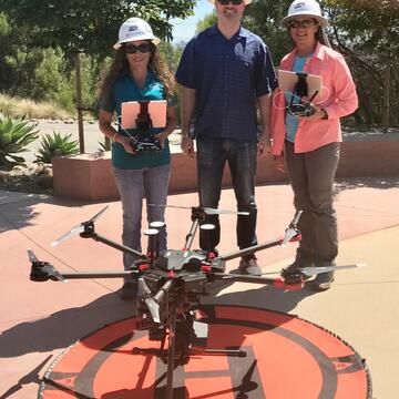 Team to use new drone tech to inspect corona discharge 