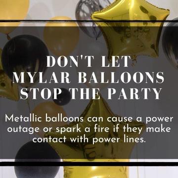 Mylar balloon safety