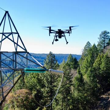 Drone Technology to Assess Equipment in High Fire Risk Areas