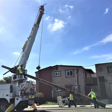 Pole removal