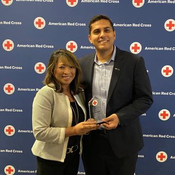 Caroline Winn at Red Cross Real Heroes Breakfast