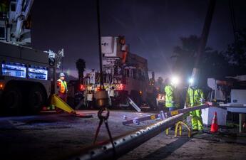 Crews working overnight to restore power